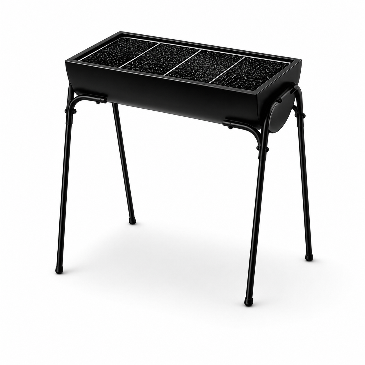 Barbecue Portatile a Carbone da Esterno con Griglia Grande