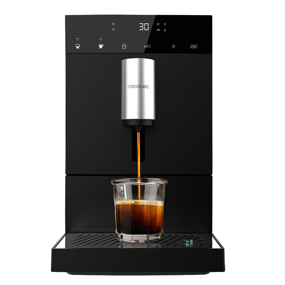 Cecotec Cafetera Superautomática Cremmaet Compact Espresso y Café Americano Molido en Grano