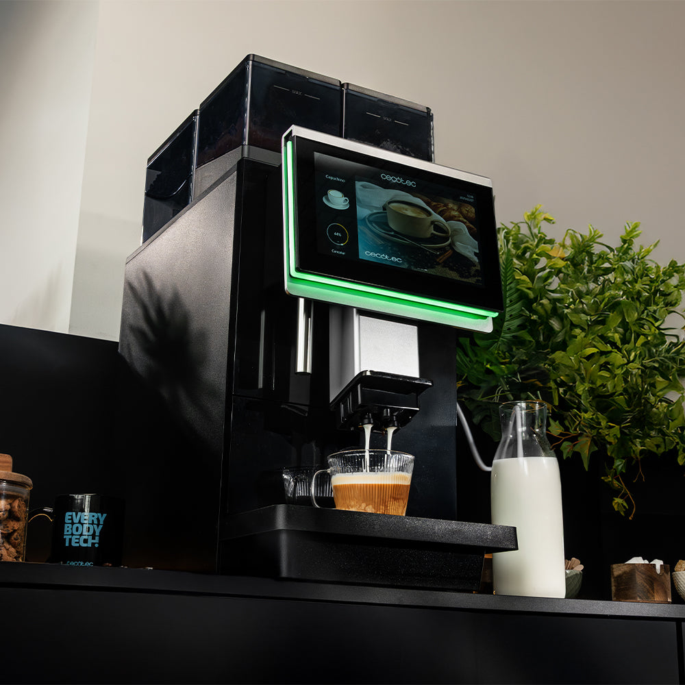 Cecotec Cremmaet Lounge Maquina de Café Superautomatico para Oficina con 35 Bebidas y Opcion DIY