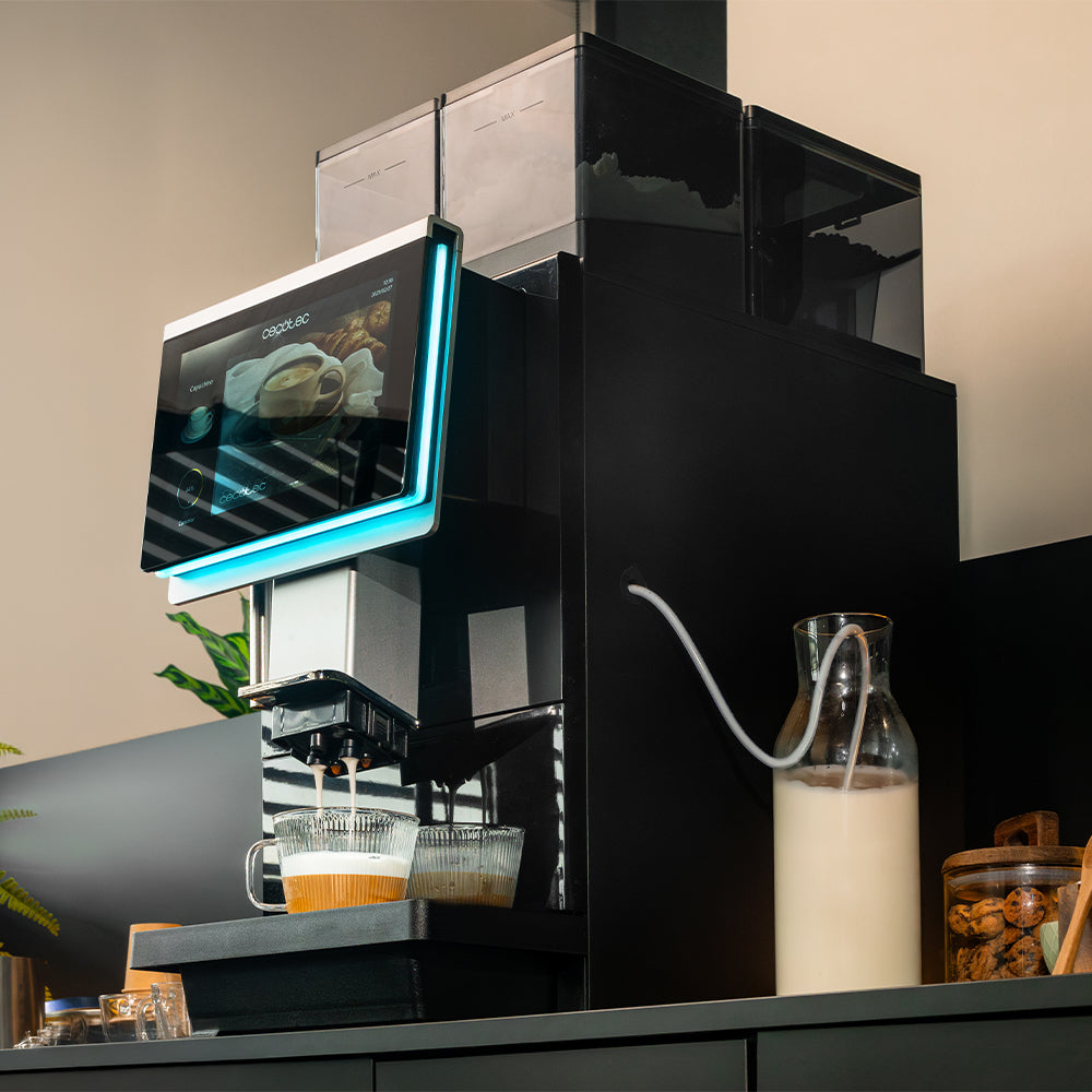 Cecotec Cremmaet Lounge Maquina de Café Superautomatico para Oficina con 35 Bebidas y Opcion DIY