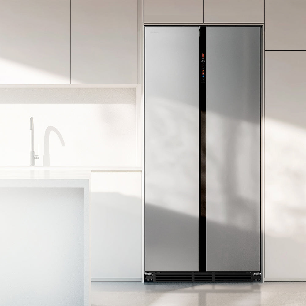 Cecotec Bolero CoolMarket SBS 436 SBI Inox E Frigorífico Side by Side 436 L Inverter