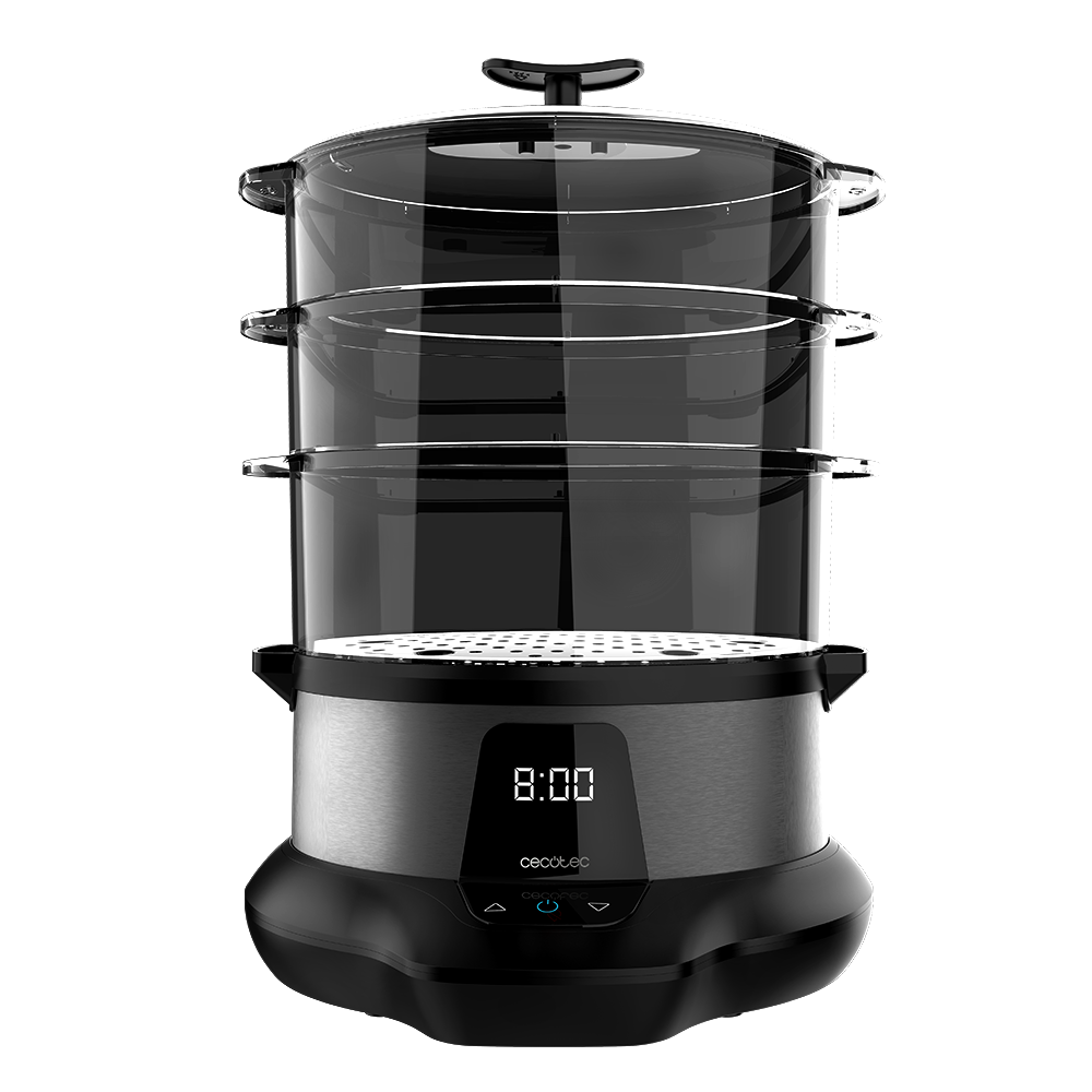 Cecotec Vapovita 3000 Pro Vaporera Eléctrica 1000 W Capacidad 1 L Cocina al Vapor