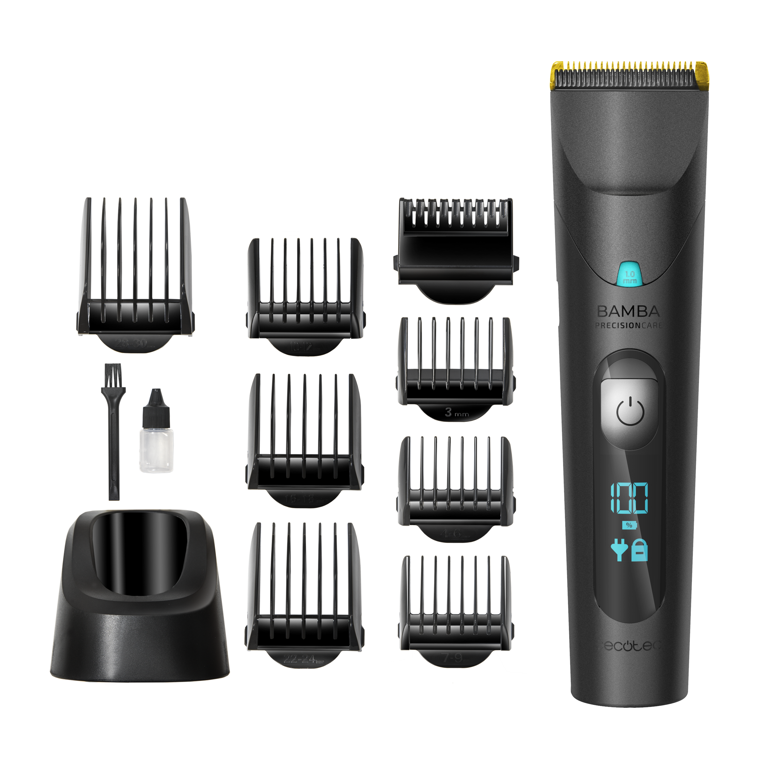 Cecotec Cortapelos PrecisionCare Titanio Wet Dry