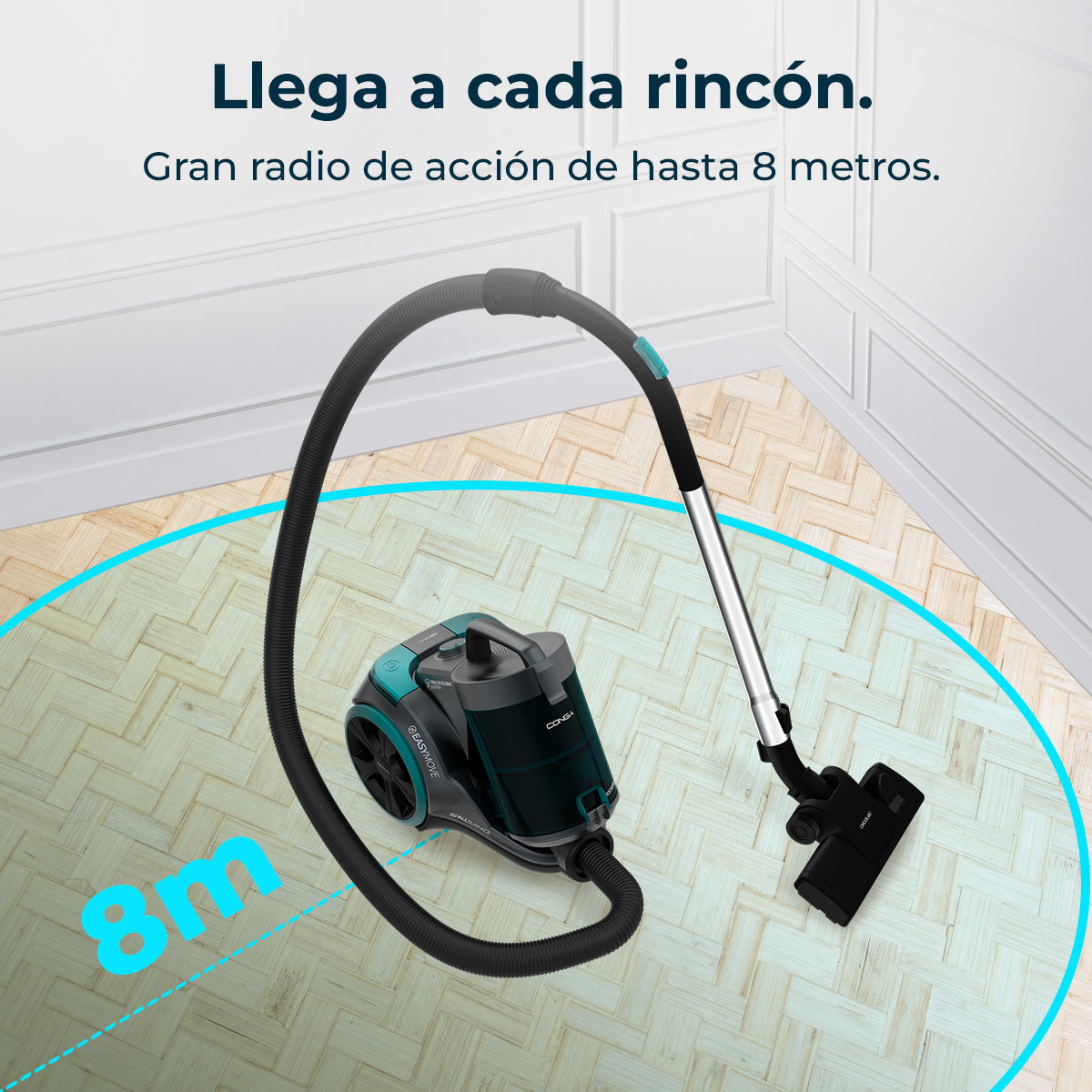 Cecotec Conga Rockstar Multicyclonic XL PowerStyle Aspirateur 900 W ForceSonic 170 AW 20 kPa Animal Turbo