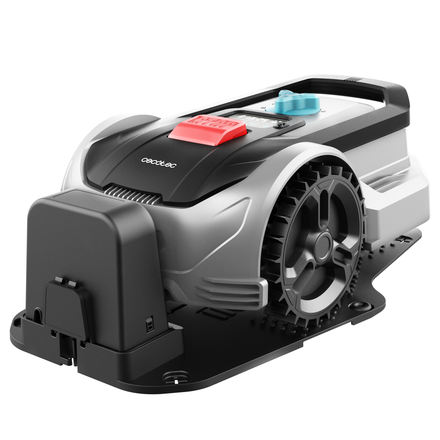 Cecotec Conga GrassHopper 300 Robot Tagliaerba, Copre 300 m², Cavo Perimetrale 100 m