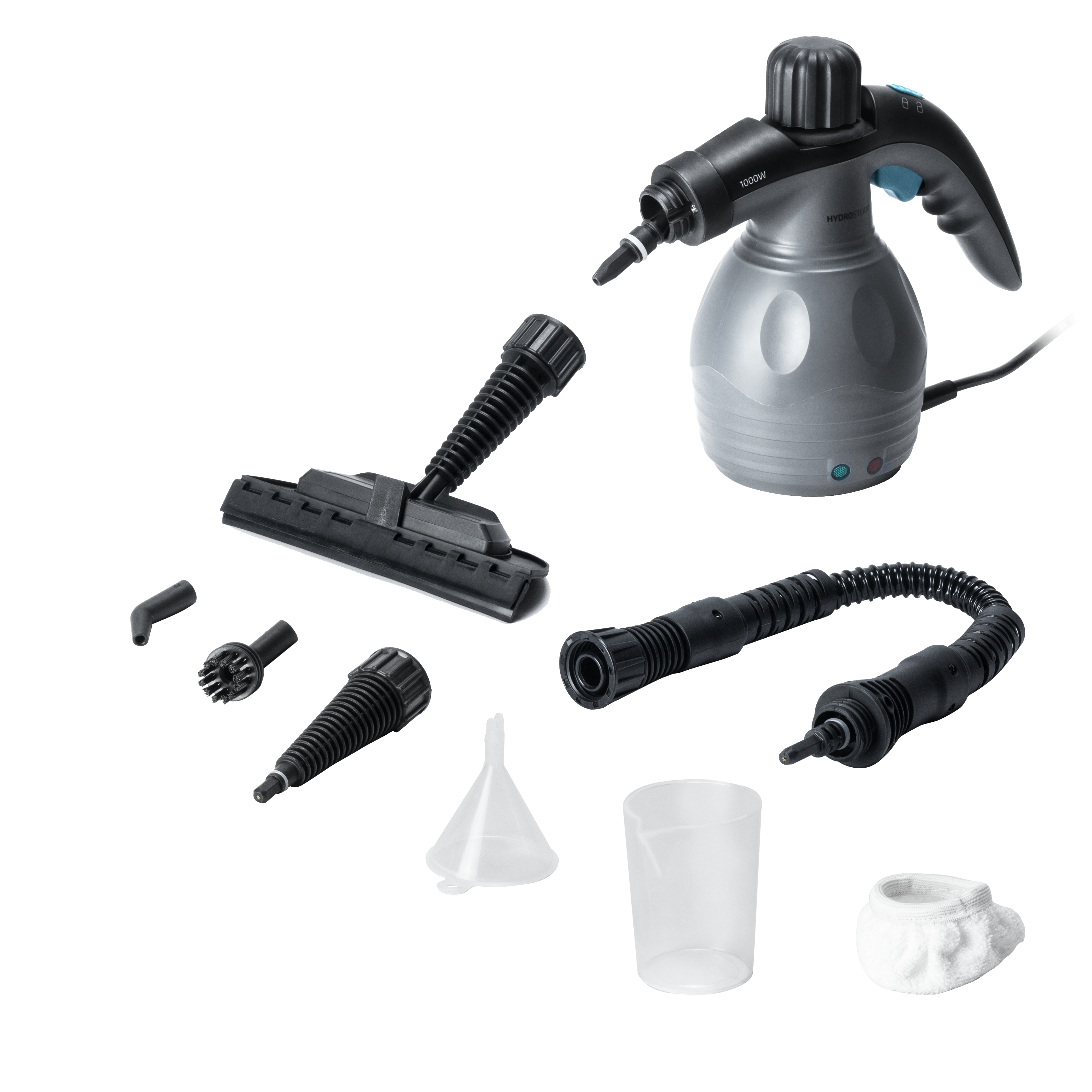 Cecotec HydroSteam 1030 Active Pulitore a Vapore 1000 W 3 bar 30 g al minuto Serbatoio 350 ml