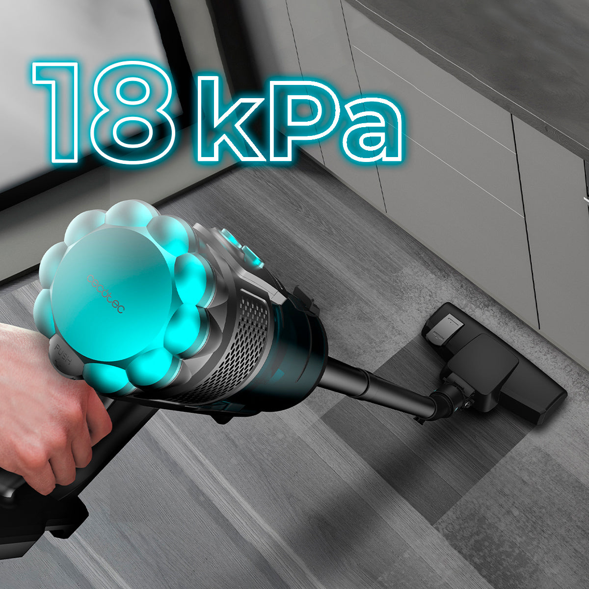 Cecotec Conga Popstar 600 Vital Aspirateur Puissance 18 kPa UltraPower 600 W Filtre Haute Efficacité