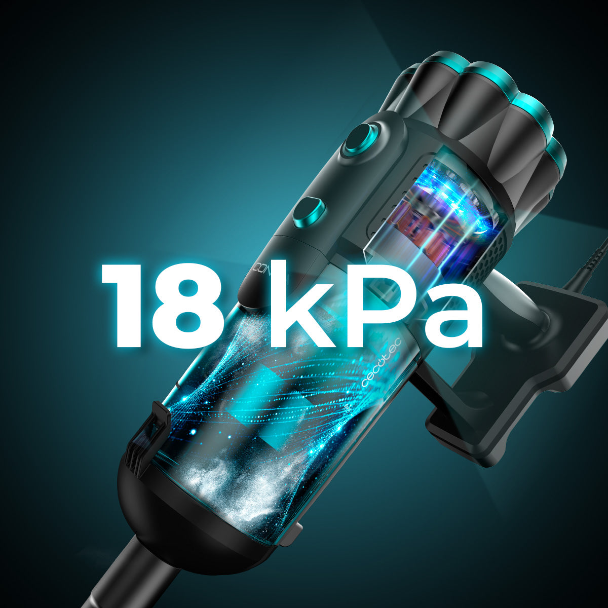 Cecotec Conga Popstar 600 Vital Aspirateur Puissance 18 kPa UltraPower 600 W Filtre Haute Efficacité