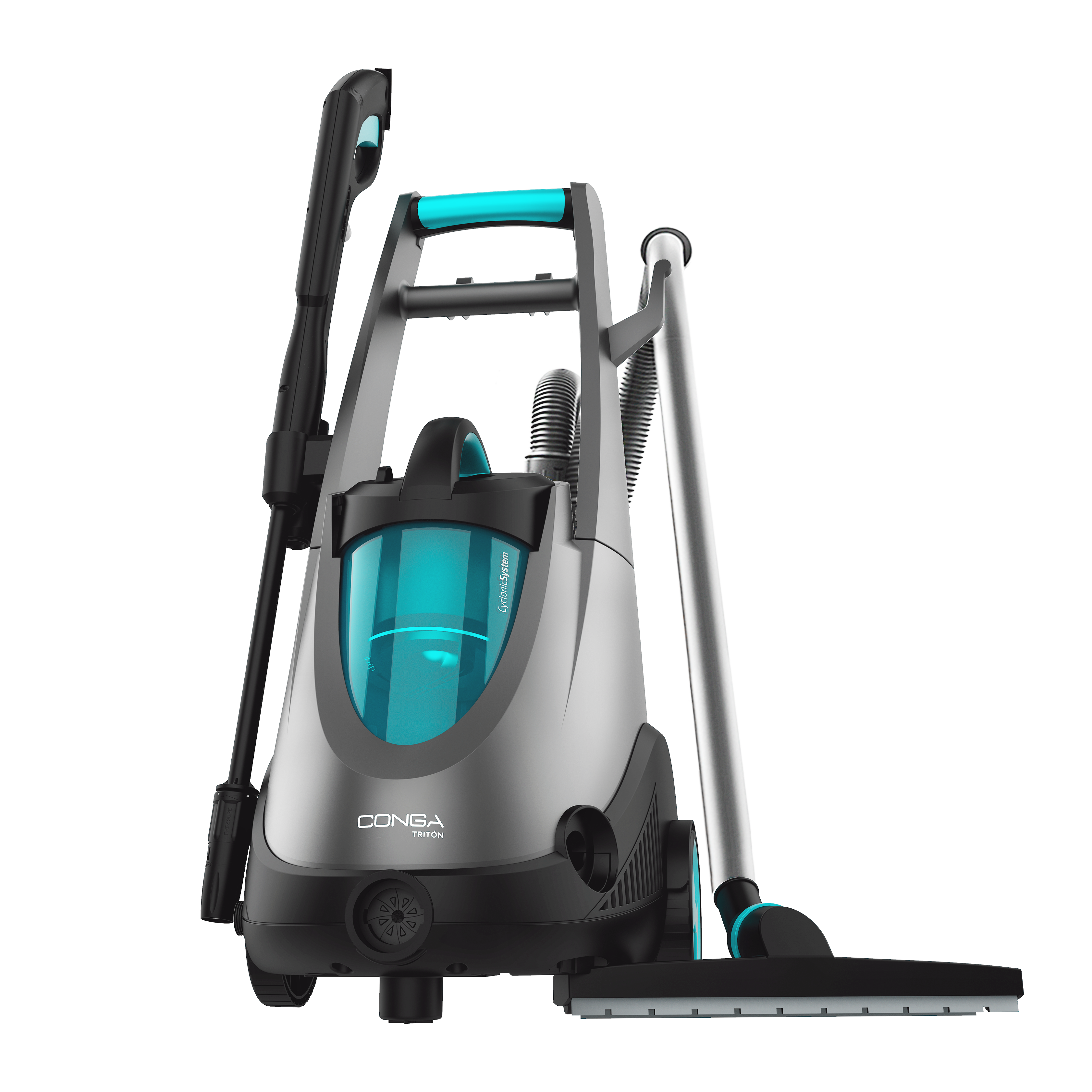 Cecotec Conga Triton 4000 Ultraclean 4 in 1 Idropulitrice DualMotor 1500 W 120 Bar 360 L/h HardPump Soffiatore