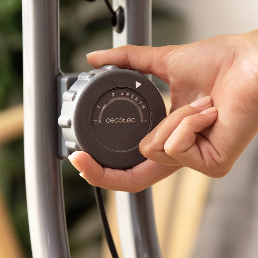 Cecotec DrumFit X-Bike 3000 Neo Bicicleta Estática Plegable Con 8 Niveles De Resistencia Y Volante Inercia 3 Kg