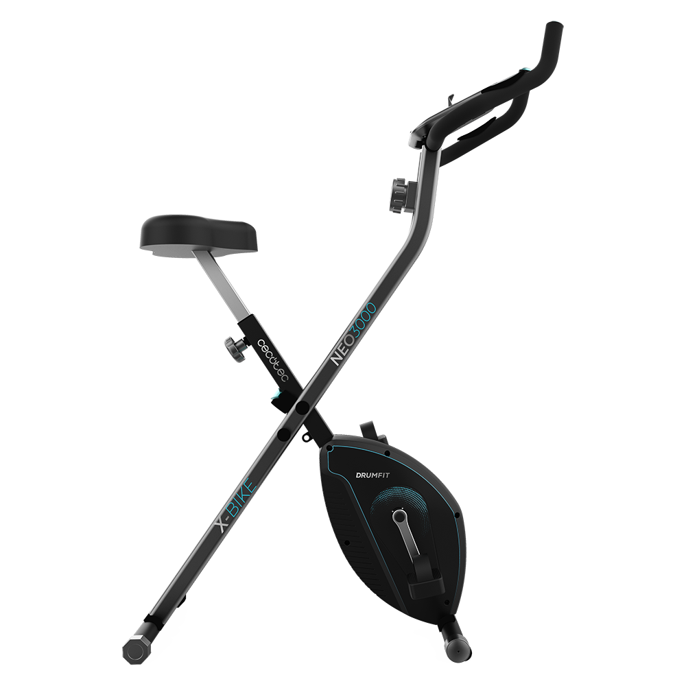 Cecotec DrumFit X-Bike 3000 Neo Bicicleta Estática Plegable Con 8 Niveles De Resistencia Y Volante Inercia 3 Kg