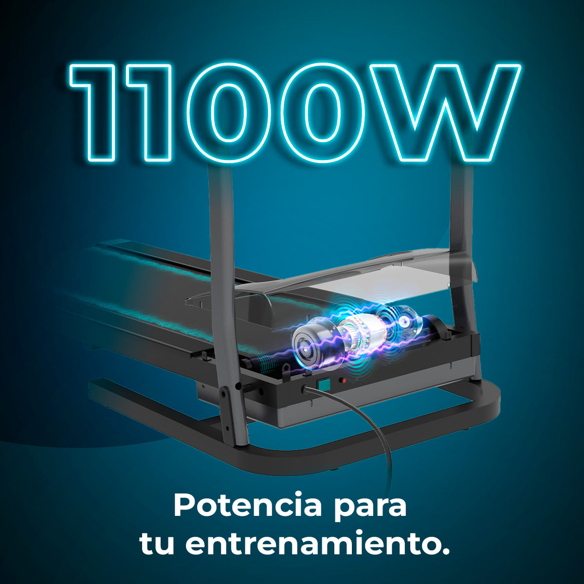 Cecotec Cinta DrumFit WayHome 1500 Sprint 1100W 120x40 cm