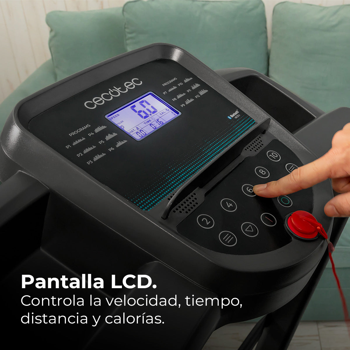 Cecotec Cinta DrumFit WayHome 1500 Sprint 1100W 120x40 cm