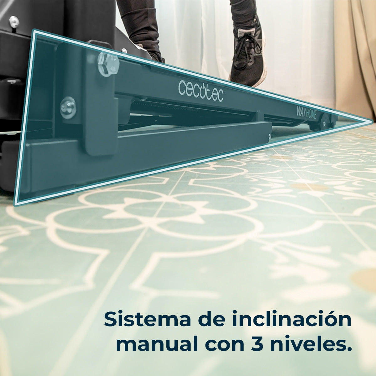 Cecotec Cinta DrumFit WayHome 1500 Sprint 1100W 120x40 cm