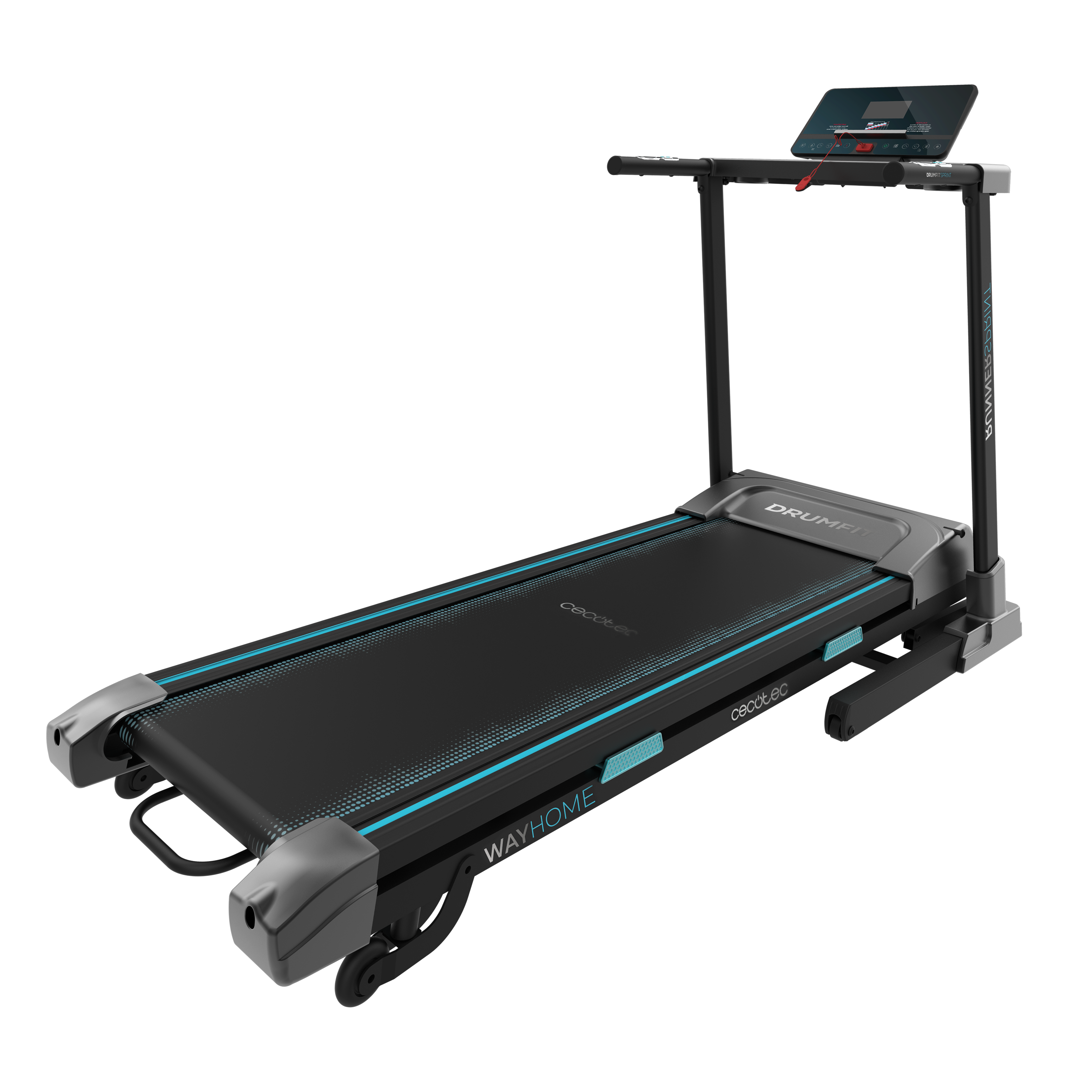 Cecotec DrumFit WayHome 1600 Runner Sprint Cinta de Correr 130x40 cm 1900 W Velocidad 1 a 16 kmh