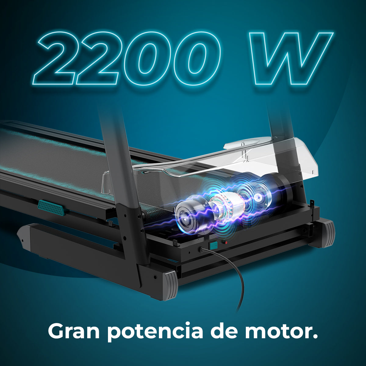 Cecotec DrumFit WayHome 1800 Runner Sprint Cinta de Correr 1 a 18 km por hora con Multiestación y Pantalla Táctil