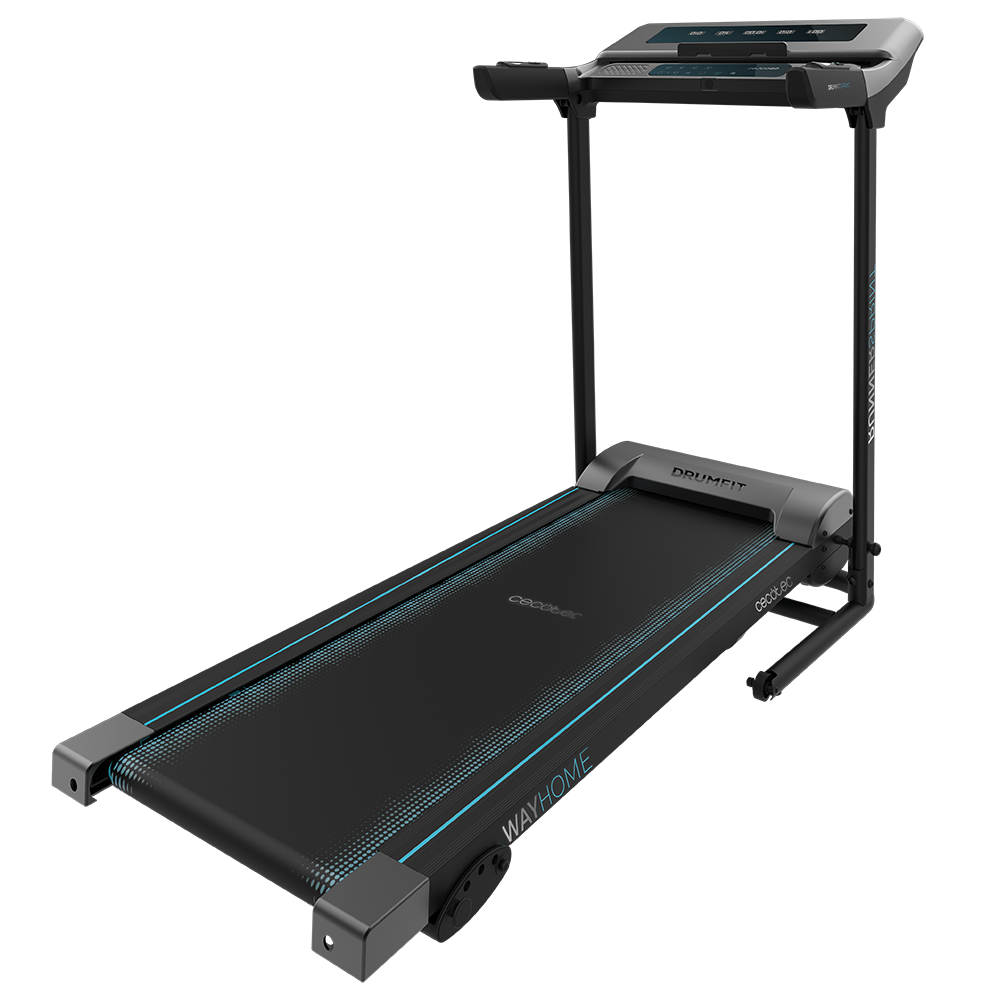 Cecotec DrumFit WayHome 1200 Runner Sprint Cinta De Correr Plegable 1100 W 110x40 Cm 12 Programas