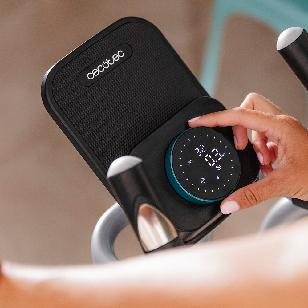 Cecotec Drumfit Elliptical 8000 Motor Pro Con Volante de Inercia 8 kg Resistencia Ajustable Kinomap