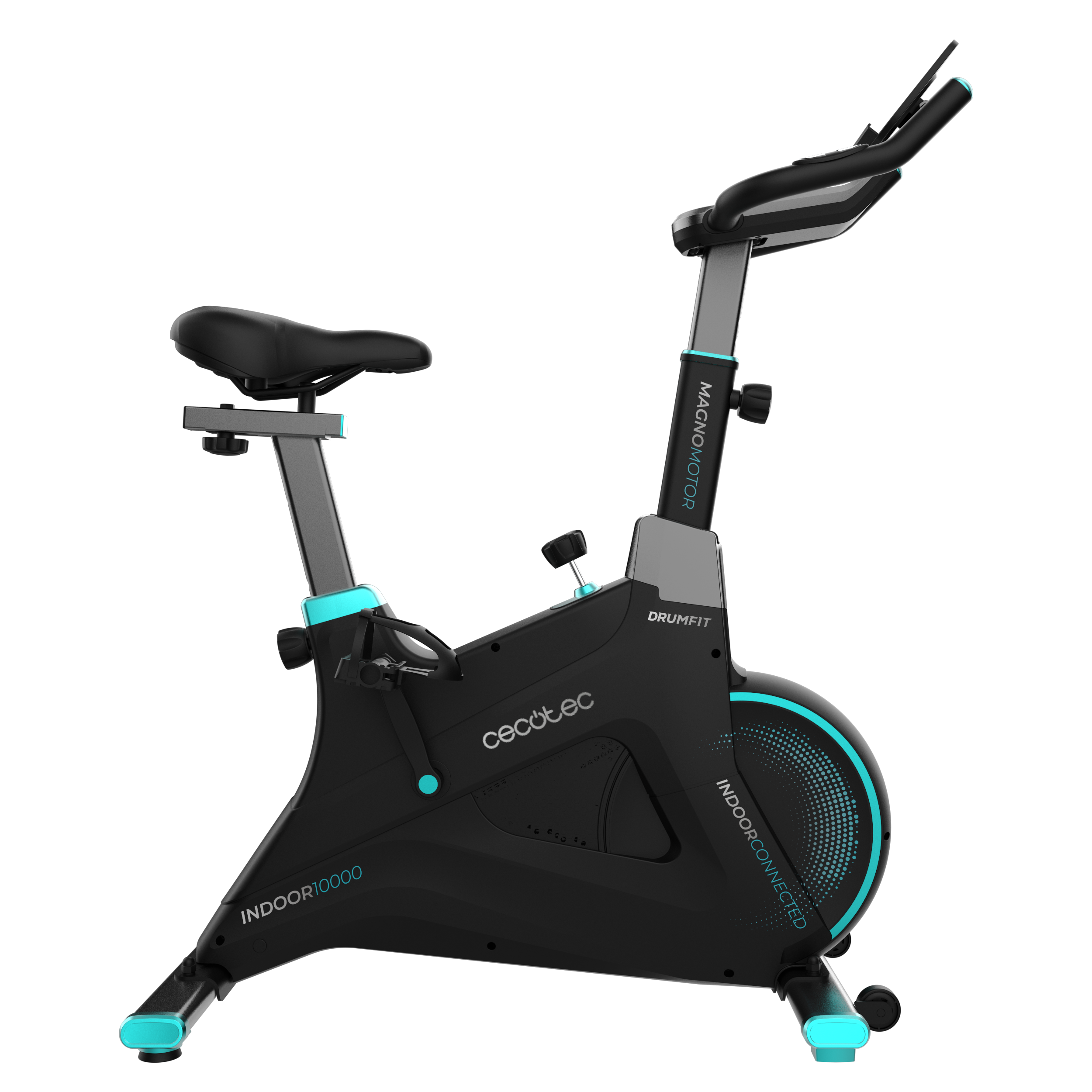 Cecotec DrumFit Indoor 10000 MagnoMotor Conectado Kinomap Volante De Inercia 10 Kg Y Ajuste Automático De Resistencia