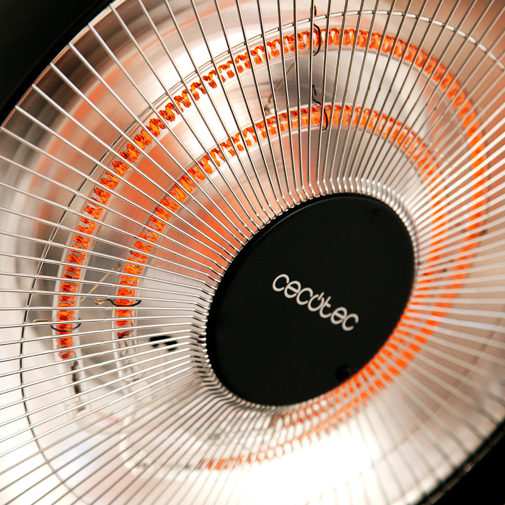 Cecotec Riscaldatore Esterno ReadyWarm 2100W Infrarosso a Carbone IP24 Resistenza Istantanea