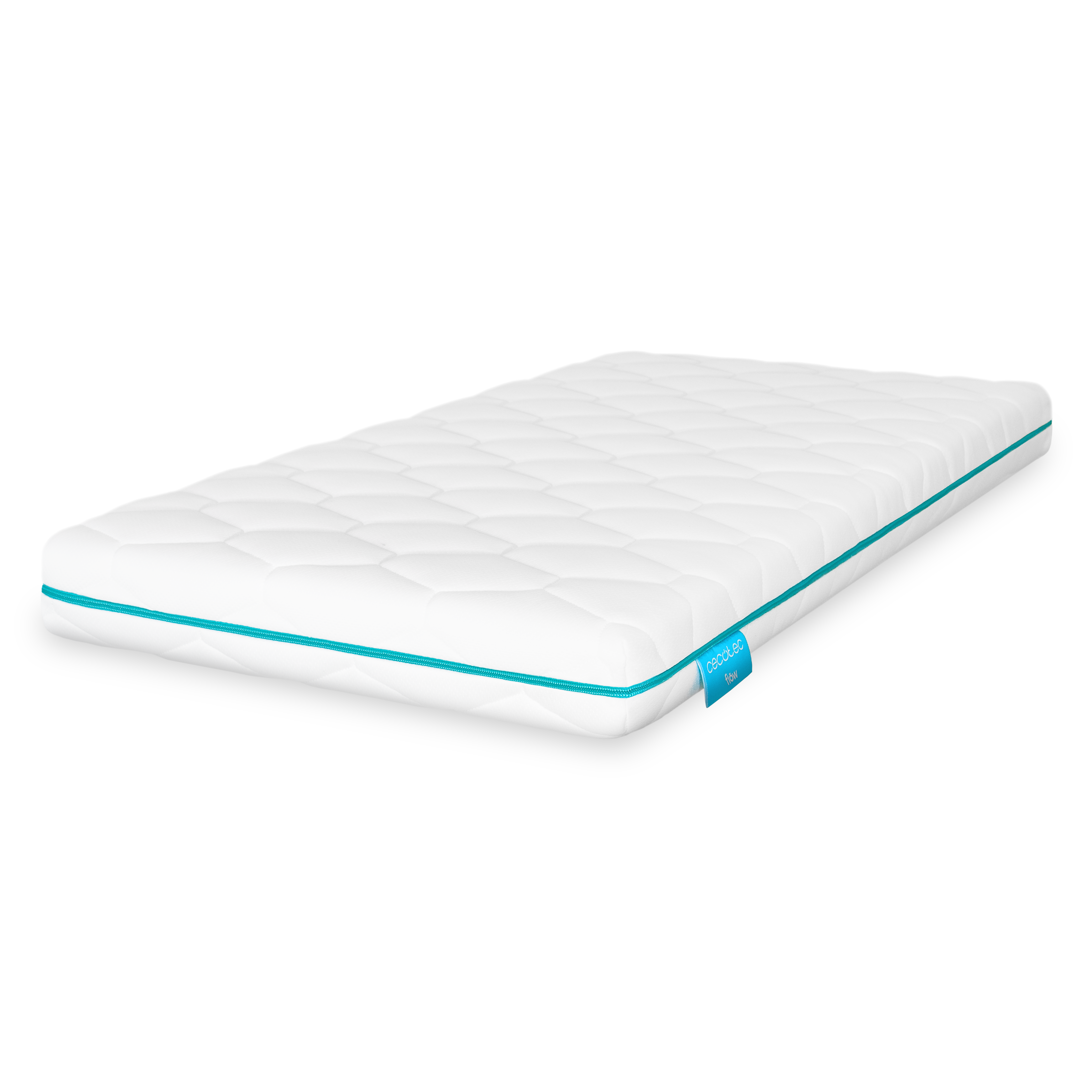 Cecotec Colchón Cuna Flow BabyDream Soft 120x60 cm con Núcleo BabyFoam 8 cm y Funda Lavable
