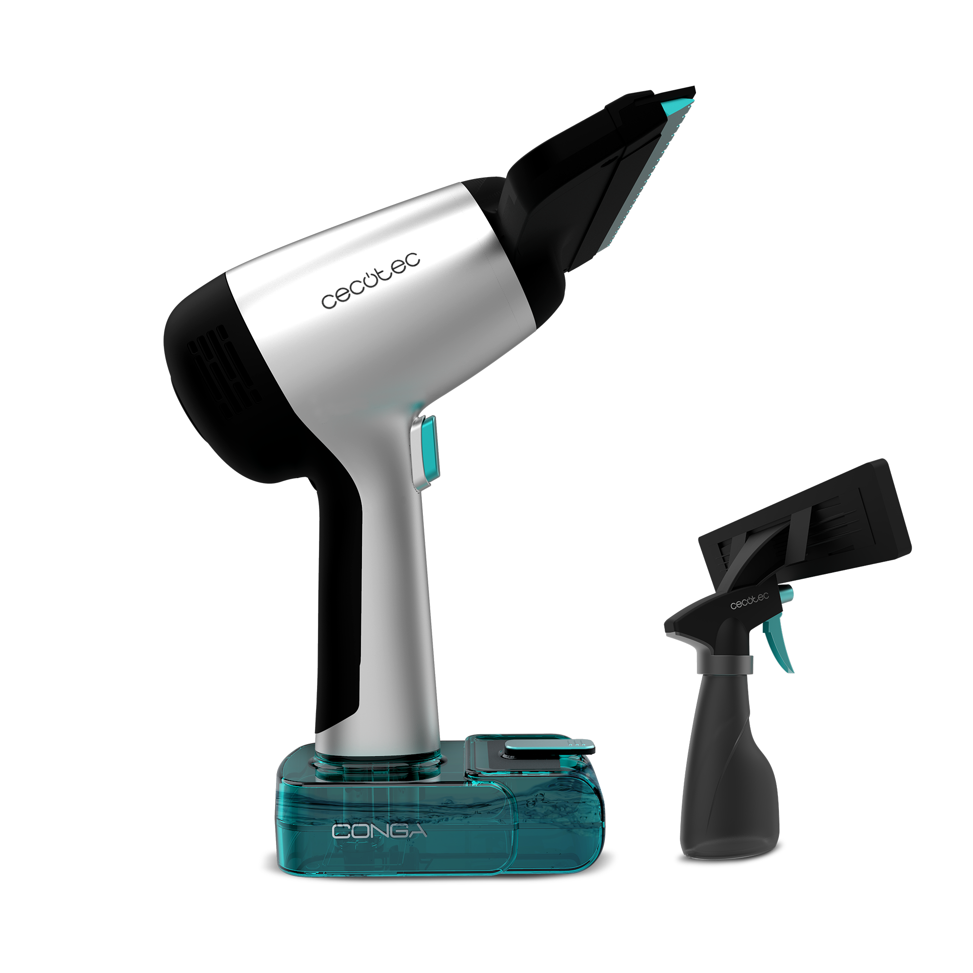 Cecotec Conga Rockstar 3700 Glass 3 in 1 Sprühen, Reinigen und Saugen mit 30 Min Autonomie
