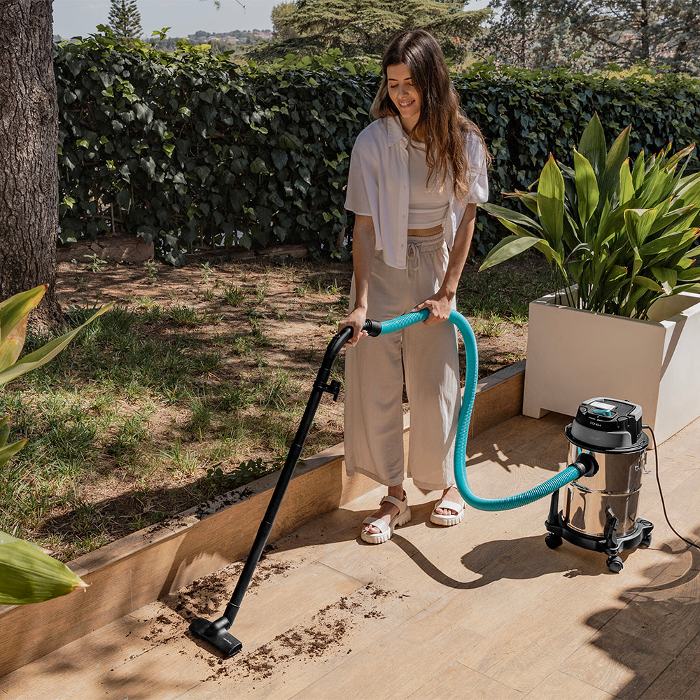 Cecotec Conga Rockstar Aspirapolvere 2 in 1 Bagnato e Asciutto con Scocca in Acciaio Inossidabile