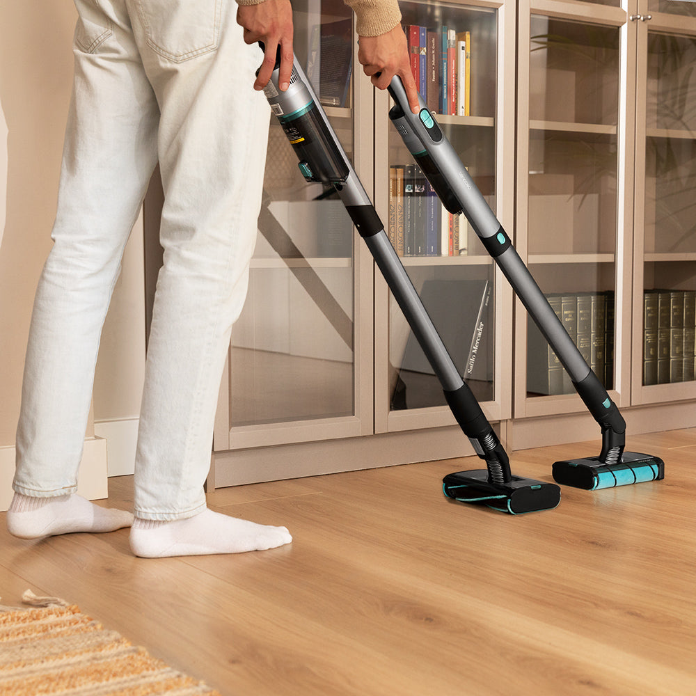 Cecotec Scoba 2100 Twice Aspirapolvere Scopa Omnidirezionale Ultraleggera 0,73 kg Motore Digitale Brushless ForceSonic