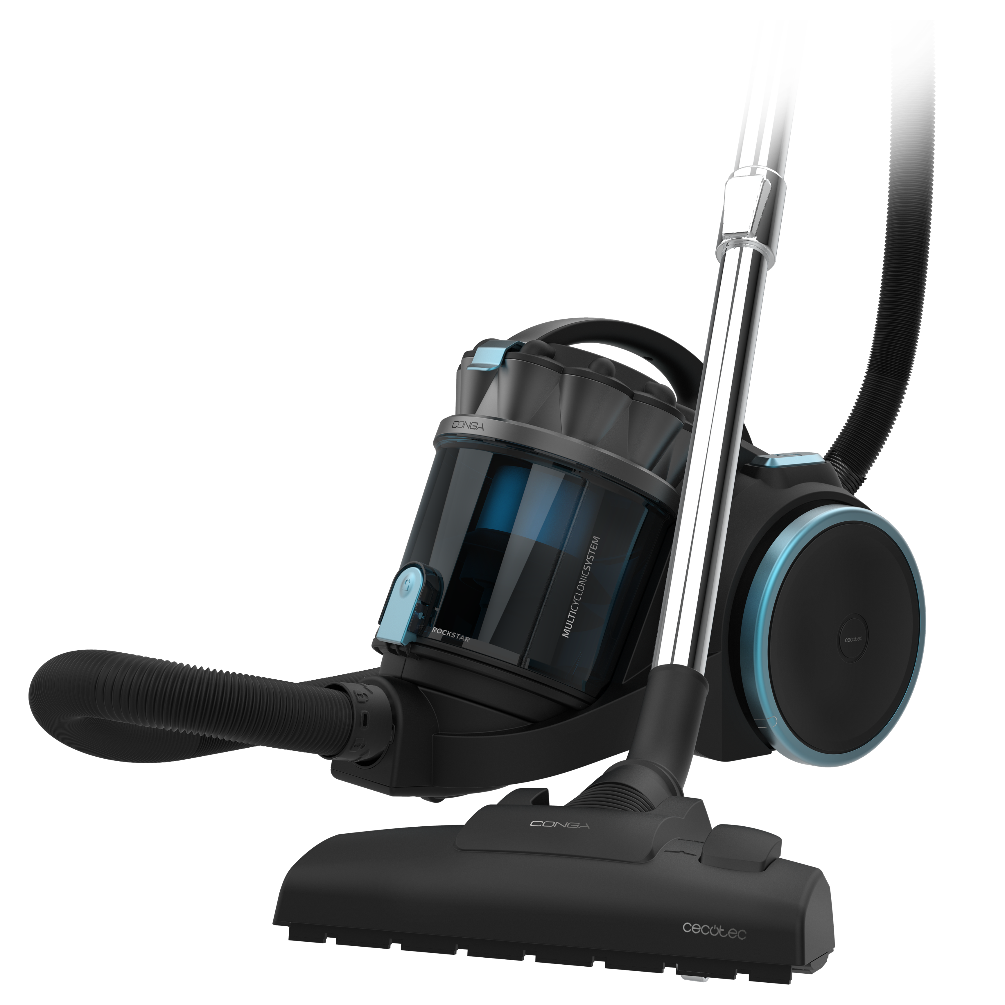 Cecotec Conga Rockstar Multiciclónico XXL Animal Aspirador 800 W Potência Alta para Animais