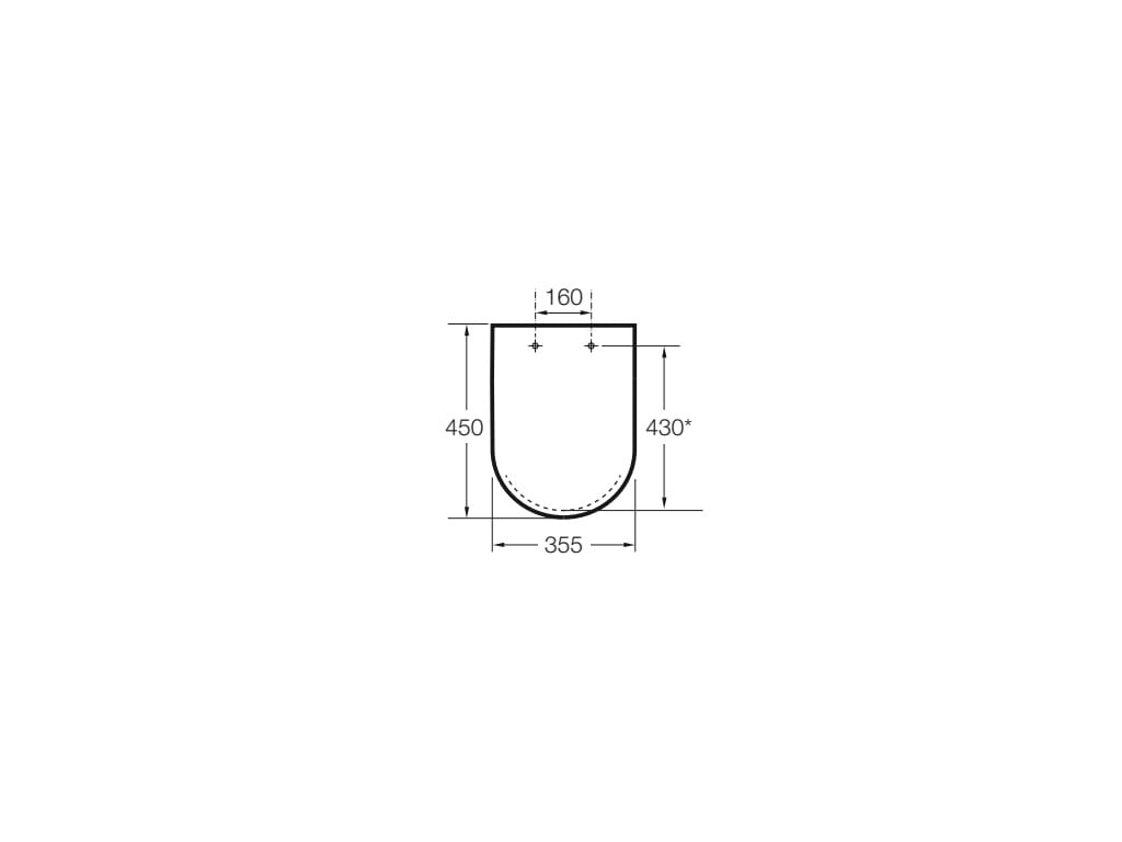 Roca - Tapa y asiento para inodoro Dama A801782004