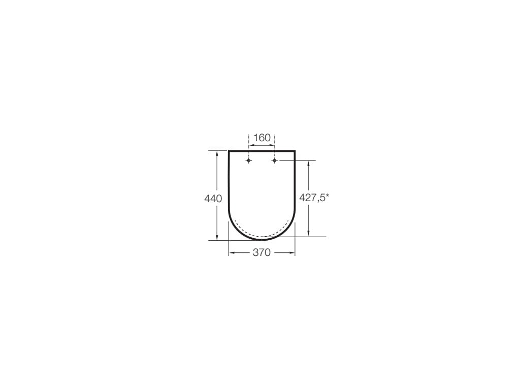 Roca - Tapa y asiento para inodoro Carmen A801B5200B