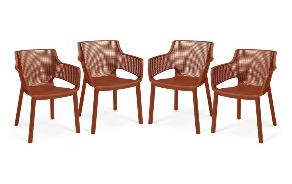 Keter - Silla de exterior Elisa rojo