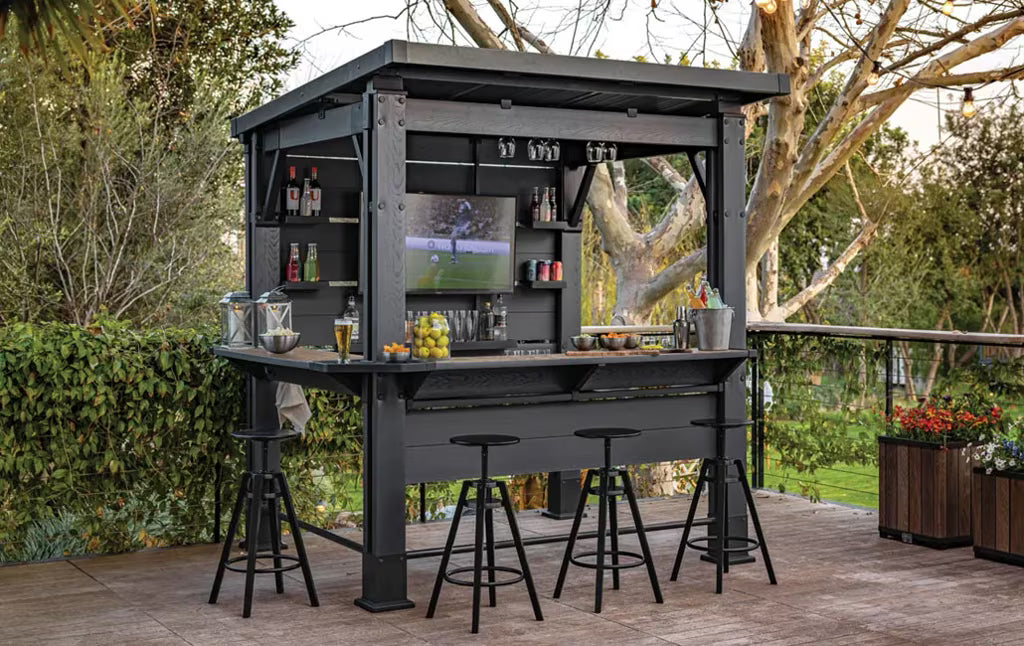 Keter - Bar de jardín Gazebo gris