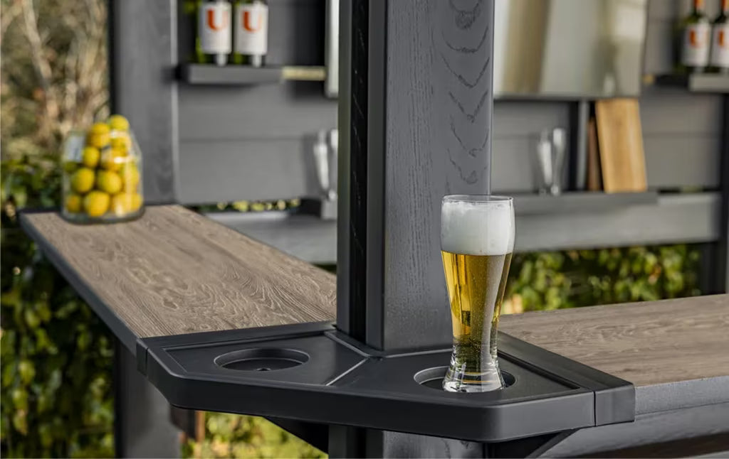 Keter - Bar de jardín Gazebo gris