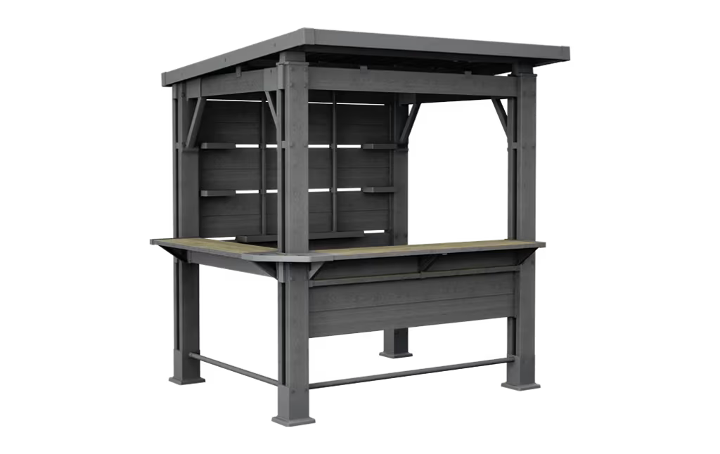 Keter - Bar de jardín Gazebo gris