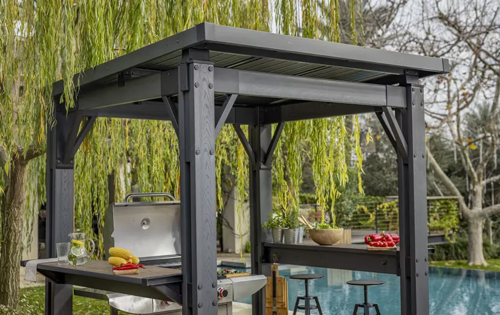 Keter - Gazebo Grill Signature marron