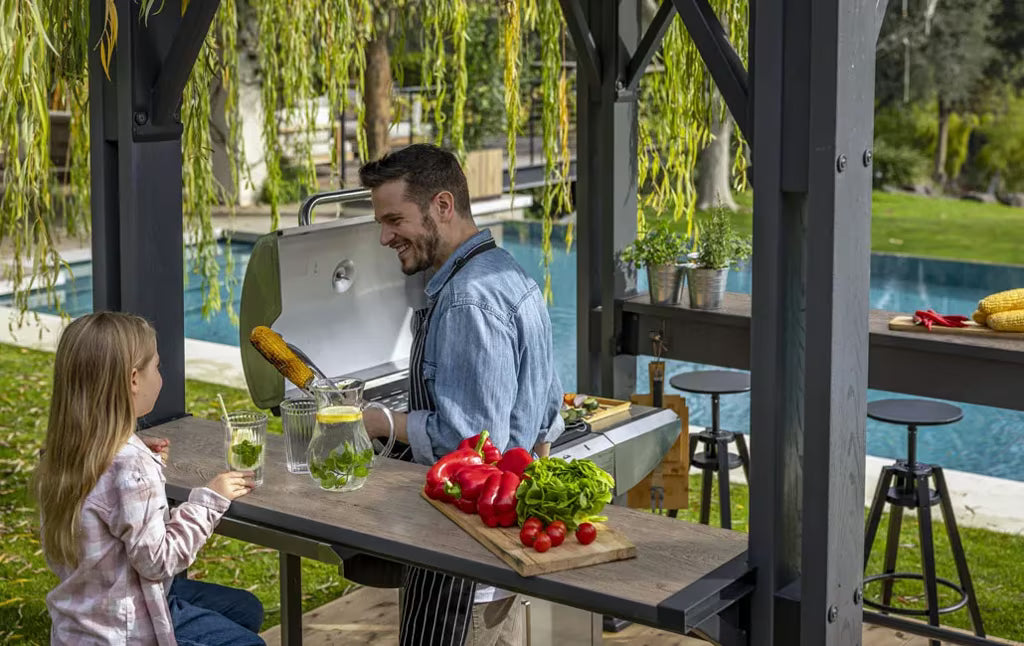 Keter - Gazebo Grill Signature marron