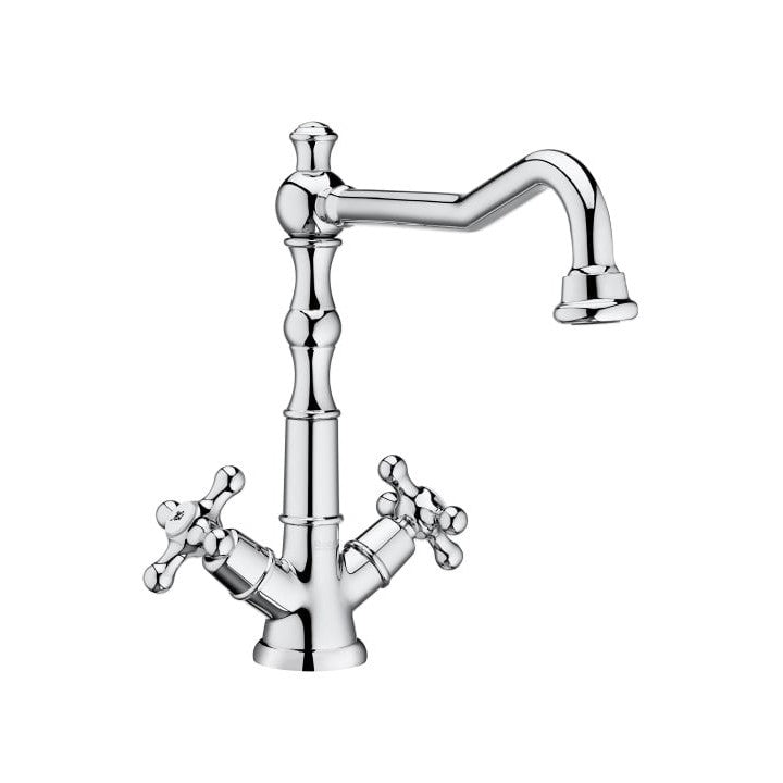 Roca - Bimando sink tap with high swivel pipe and click -click drain Carmen A5A384BC00