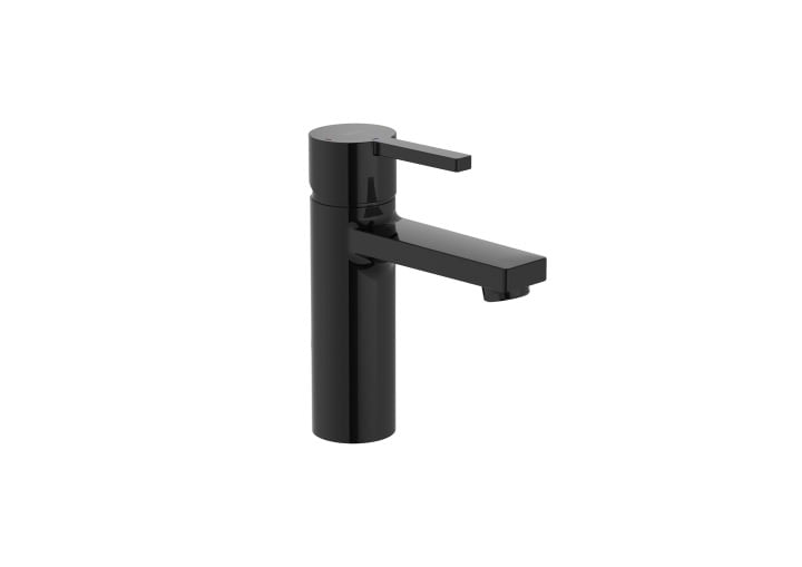 Roca - Grifo de lavabo corto negro titanio con cuerpo liso Naia A5A3A96CN0