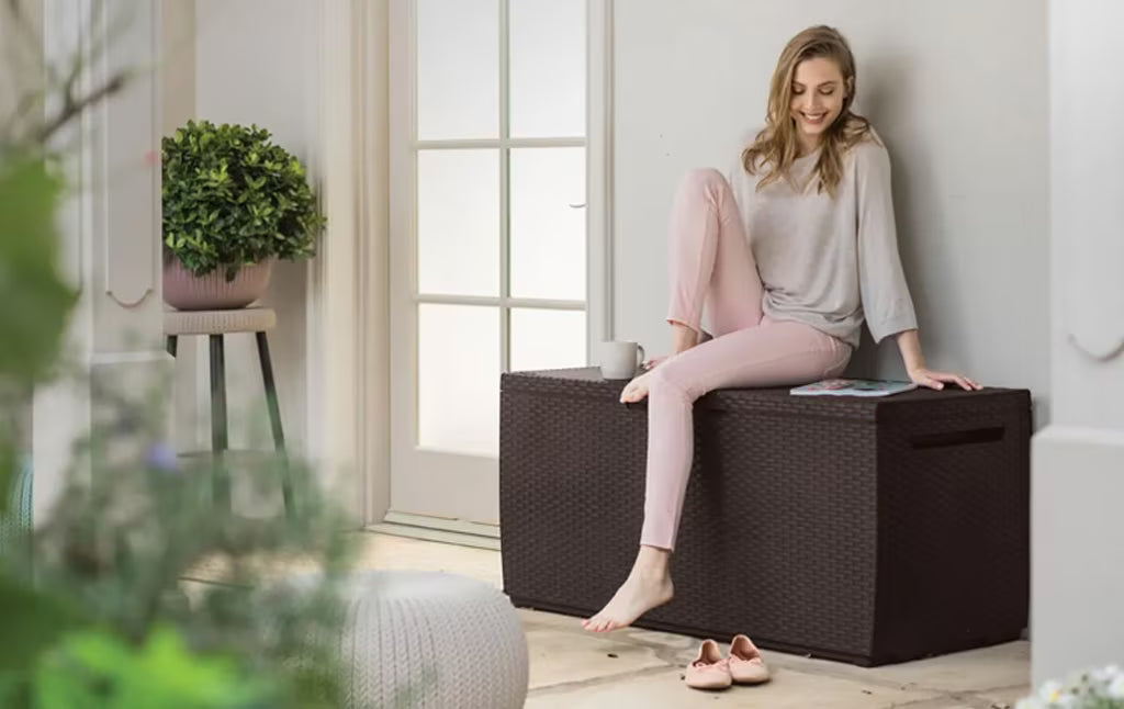 Keter - Arcón de exterior Capri marrón