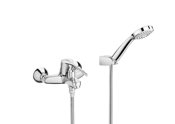 ROCA - PRO BAGNO MIXER ESTERNO -DUCHA, 1,70 m flessibili. e supporto Victoria A5A0123C02