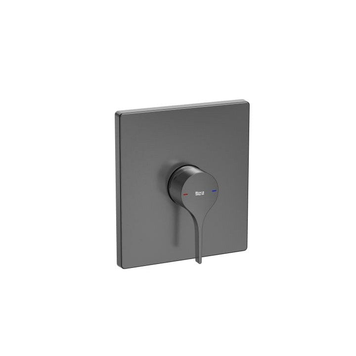 ROCA - Black Rectangular Dochow Tap spazzolatura a5a2b3anm0