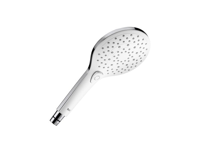 Roca - Round - Hand shower with 3 functions. White chromed plenum a5b1111cb0