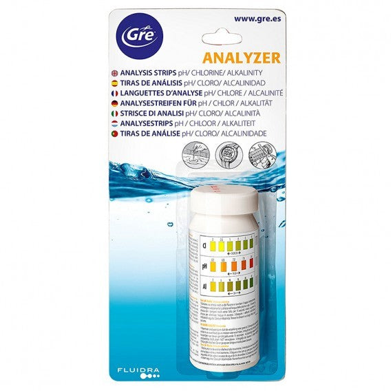 Gre - Chloor pH alkaliteit teststrips 40068