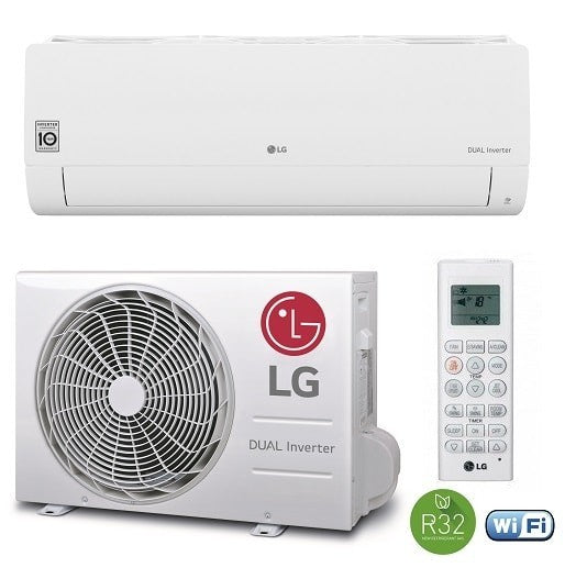 LG - Aire acondicionado Inverter Conjunto split pared 12 CONFORT R32  WIFI