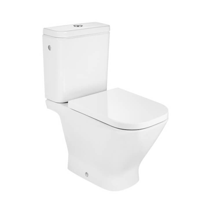 Roca - Complete toilet The Gap Square cup with vertical exit