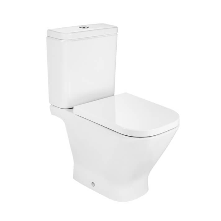 Roca - Complete toilet The Gap Square cup with horizontal exit