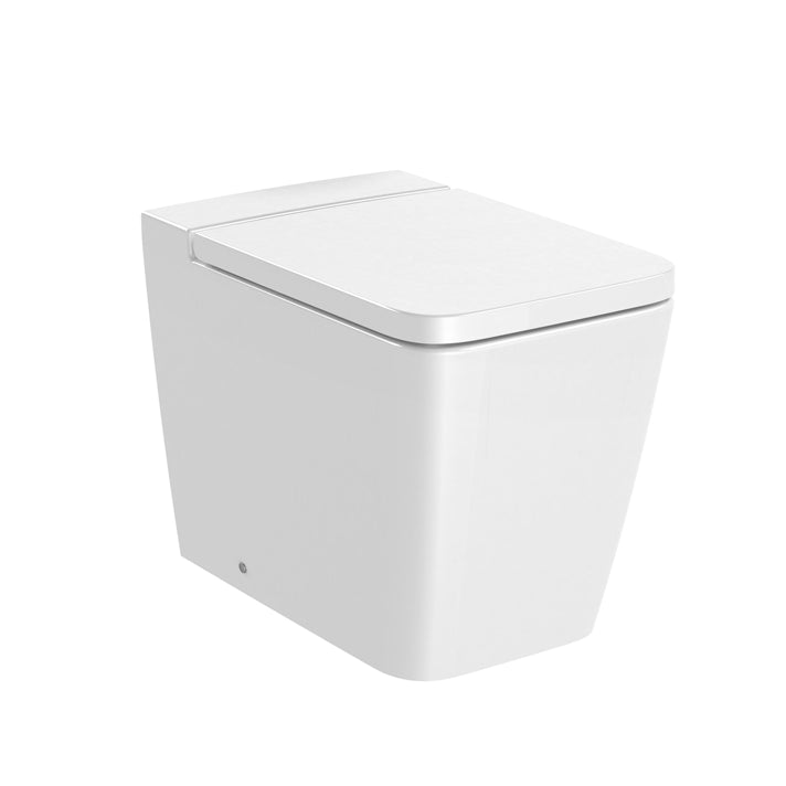 Roca - Inspire Square Rimless attached to wall Dual output (matte white)