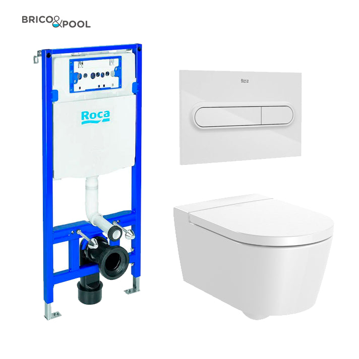 Roca - compleet toilet inspireert ronde randless opgehangen