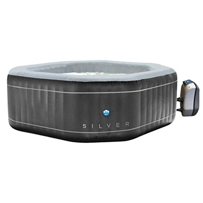 NETSPA - Silber aufblasbares Spa 5-6 Personen